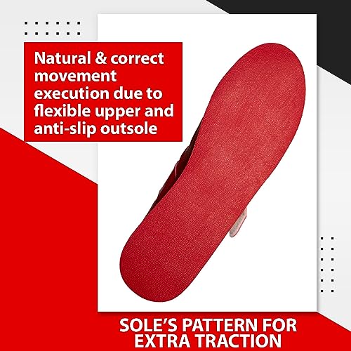 Core Weightlifting Shoes - Squat for Men and Women – Weight Lifting for Powerlifting, Deadlifting & Crosstraining - Strap and Lace-Up Gym – Non-Slip Olympic with 1.2" Heels - Image 5