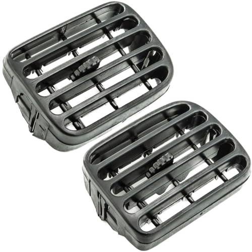 Twowinds - Grille de Ventilation Compatible avec Renault Clio 2 (1998-2001), Thalia (2001-2006) - Tableau de Bord - Aérateurs Climatisation - Gauche et Droite...