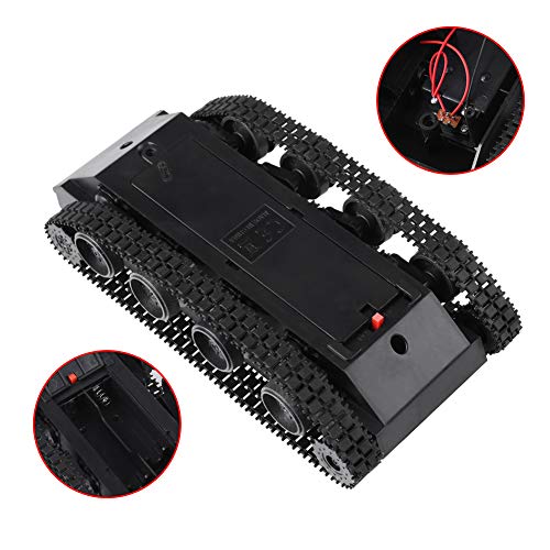 Kit de Bricolaje de Chasis de Tanque de Plástico YWBL-WH 3V-7V 7