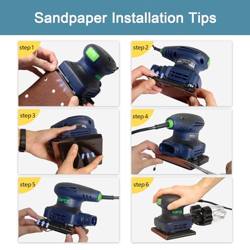 ZEITE 2.4 Amp Cyclonic Dust Sander