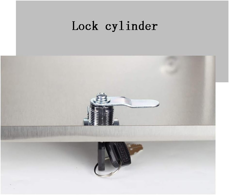 MailboPB9rrless Steel Rainproof and Waterproof with Lock Magazine Leer Box Postbox