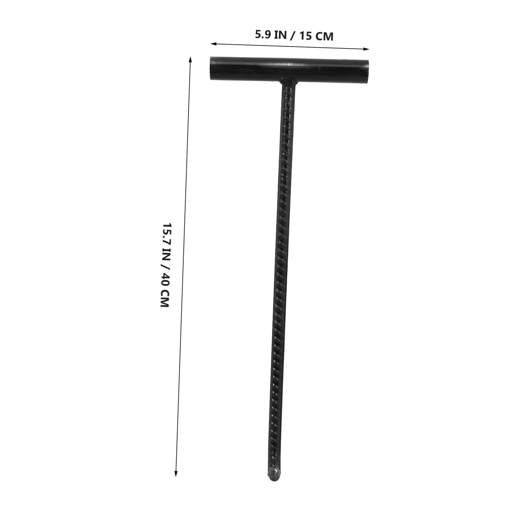 MUSISALY 2pcs Manhole Cover Hook Door Pull Hook Sewer Lid Hook Manhole Lifter Roll-up Door Remover Manhole Pull Hook Manhole Handle Manhole Lifting Hook Manhole Tool Black Steel