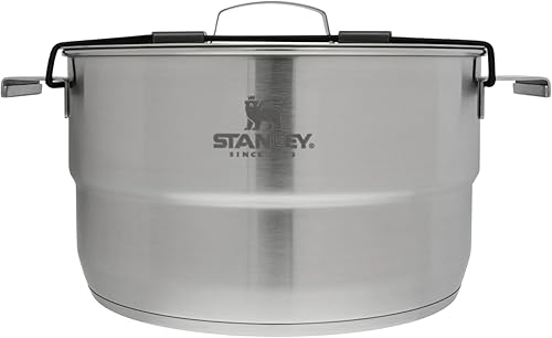 Miniatura 2 de Stanley Even Heat Camp Pro - Juego de utensilios de cocina de camping de 11 piezas con ollas y sartenes de acero inoxidable utensilios tapas y