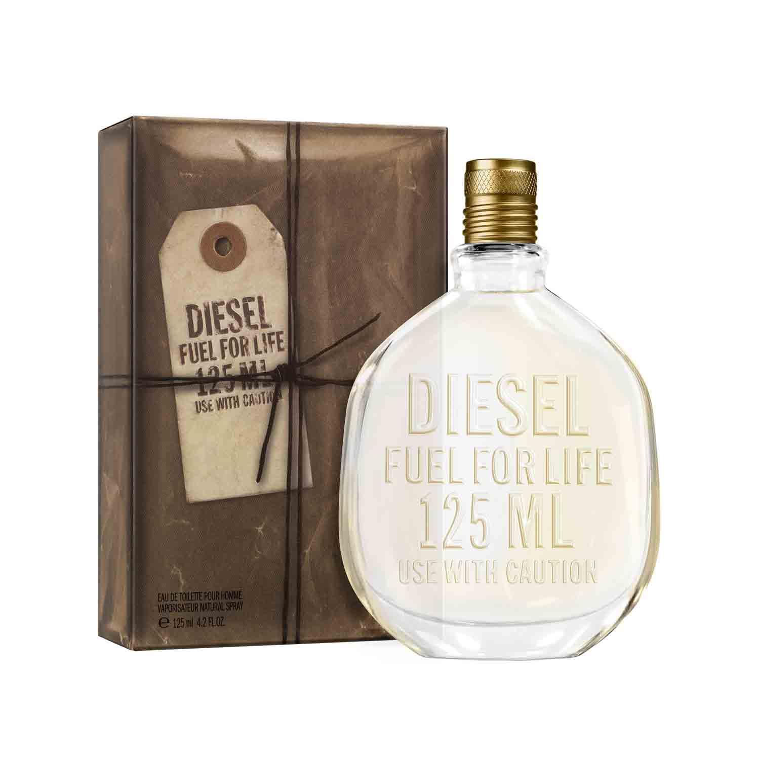 Diesel Fuel for Life Eau de Toilette Uomo, Profumo Uomo Intenso e Legnoso, Fragranza Speziata e Aromatica, Note di Anice Stellato e Lavanda, A Lunga Durata, Profumo di Lusso per Uomo