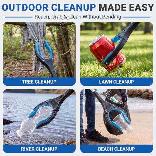 Image of Grabber Reacher Tool - 32 inch Extra Long Foldable Gripper and Reaching Tool