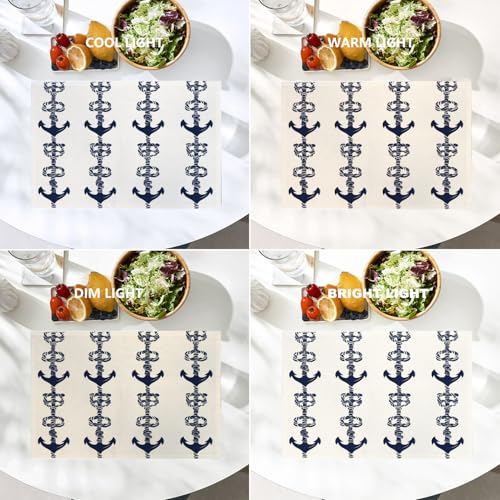Sets de table inspirés de la mer pour repas en extérieur et terrasse d'été - 7