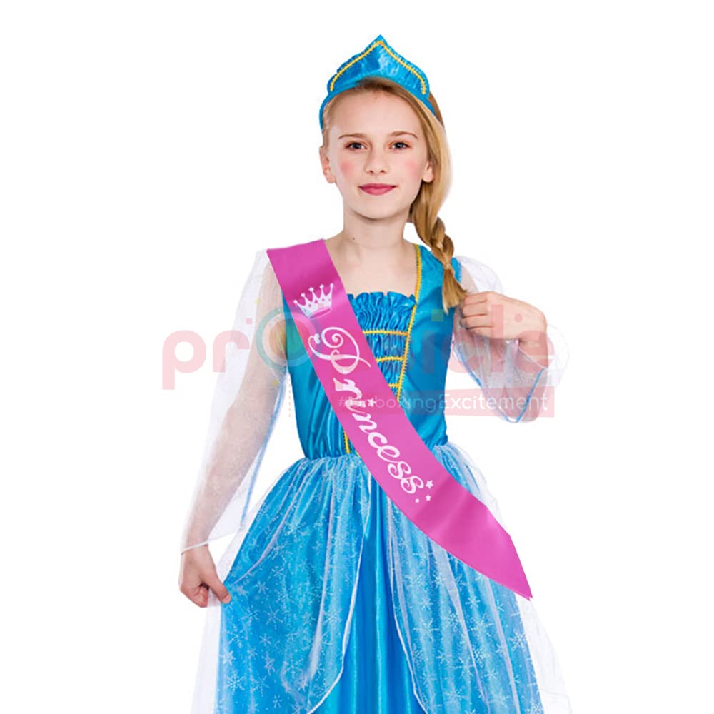 Propsicle Light Pink Satin Princess Sash Happy Birthday Girl Sash Party Item Pink Theme Birthday Party Decoration Women, Girls, Mom Bday Party, 16th Birthday Decorations - Pack of 1 - Image 4 thumbnail