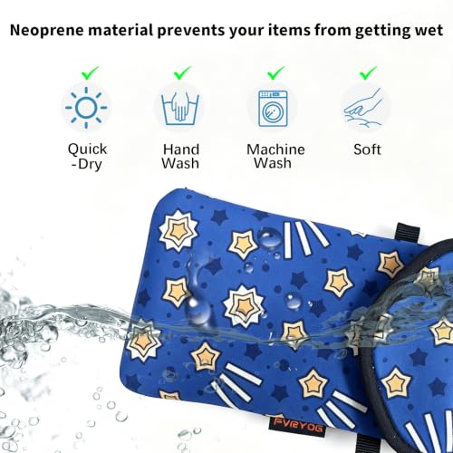 Image of Neoprene Phone Sleeve Pouch Case Bag for Men Women w /Crossbody Strap /Neck Lanyard for iPhone 17 /16 /15 /14 Pro Max, Samsung S25,Pixel 10