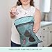 Motif Medical Baby Wet Dry Bag - Double-Compartment Bag for Wet Clothes & Dry Items - Travel Laundry Bags for Moms On-the-Go - Diaper Wet Bag for Pump Parts, Dirty Baby Clothes, Swimsuits (Aqua)