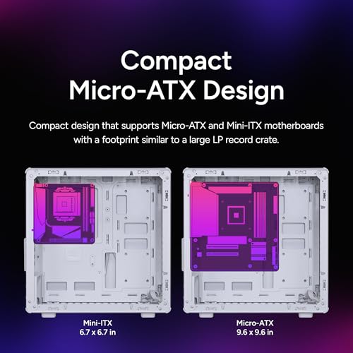 Image of Cooler Master Q300L V3 Micro-ATX PC Case, High Airflow, Tempered Glass | 366mm Graphics Card Support, 240mm AIO Support, Micro-ATX Motherboard, Magnetic Dust Filters, Customizable Modular I /O Panel