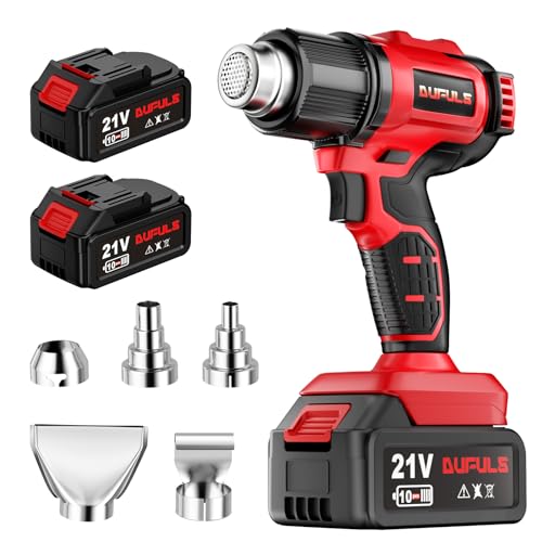 Dufuls Cordless Heat Gun With 2Pcs Rechargeable Batteries cover