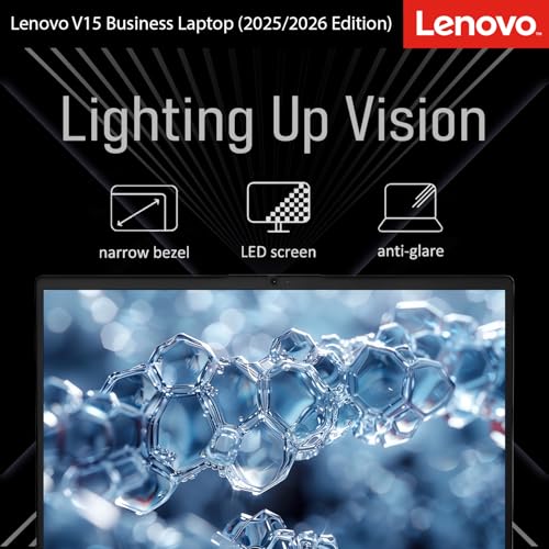 Lenovo New V15 Business Laptop 2025/2026 Edition, 15.6" FHD Display, Intel High-Performance CPU, 16GB RAM, 1TB SSD, Windows 11 with Microsoft Office, Ultra-Quiet Design, Long Battery Life. WOWPC - Image 6