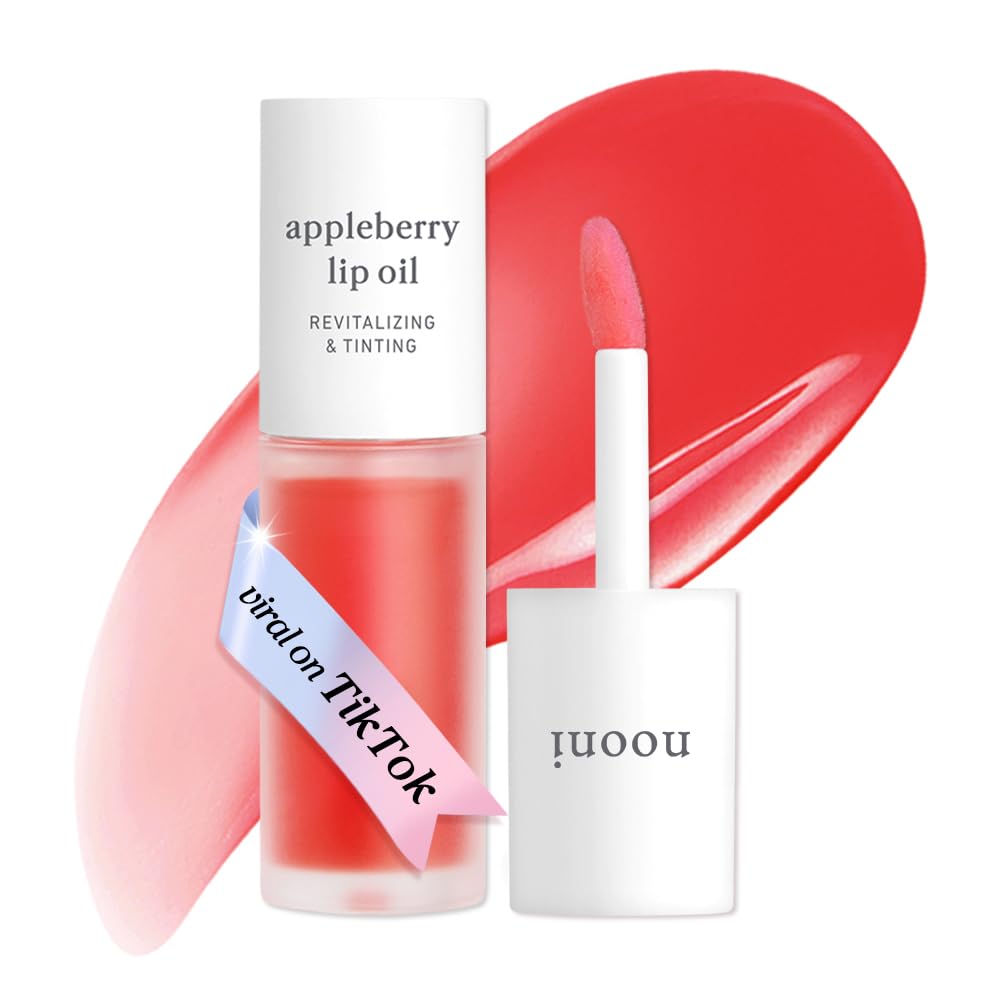 Nooni Appleberry Lip Oil – Fresh Moisture Tint Effect