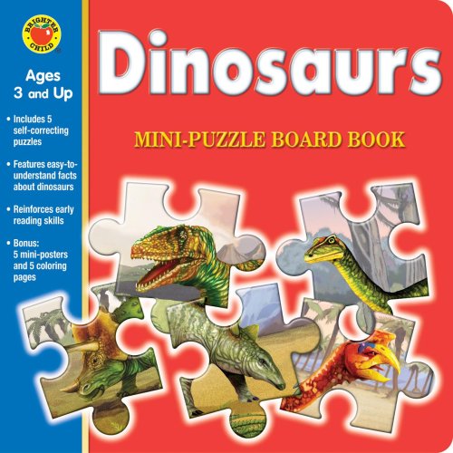 Dinosaurs Mini-Puzzle Book [With Poster] (Brighter Child (McGraw Hill ...
