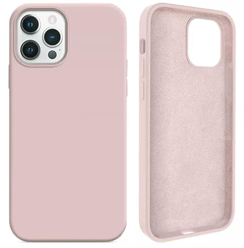 SMAIGE Funda diseñada para iPhone 14 Pro de 6.1 pulgadas, silicona líquida, ultra delgada, a prueba de golpes, funda protectora con forro de microfibra suave antiarañazos para mujeres (funda de