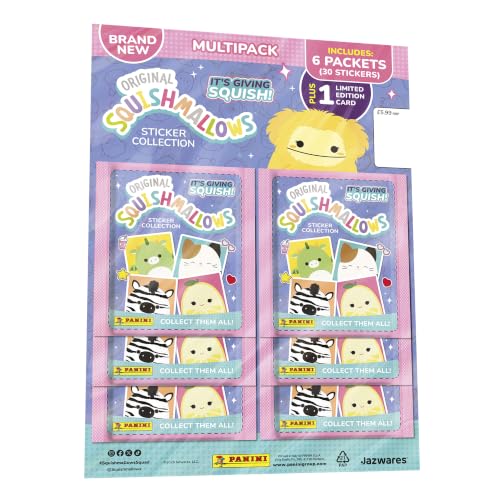 Squishmallows It’s Giving Squish Sticker Collection - Multipack
