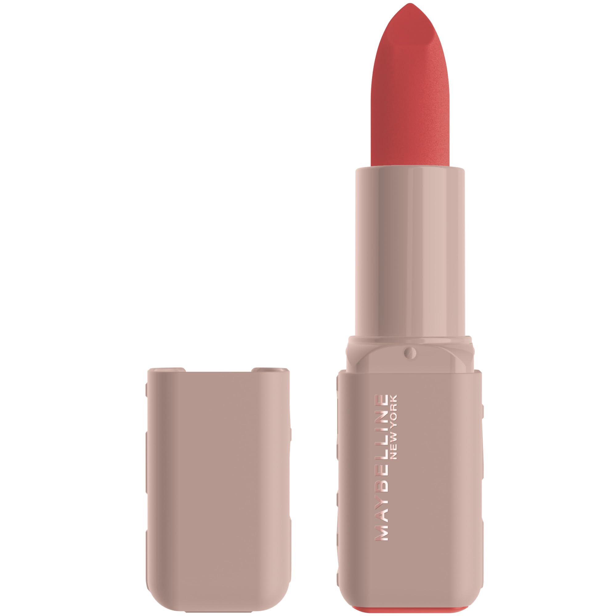 MAYBELLINE Slip On Serum Lipstick, Hydrating Lip Makeup with 8HRs of Lip Plumping Moisture with Hyaluronic Acid + Oil Blend, Maybe It's... (Terracotta Rose Nude Matte) — view 18