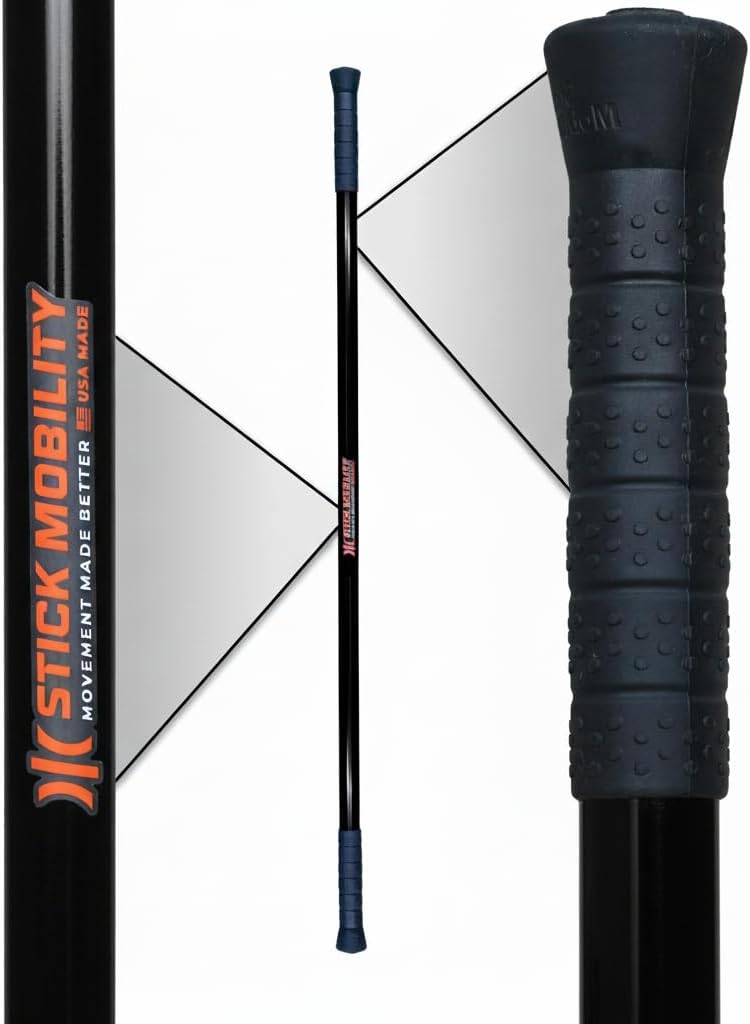 Stick Mobility 3 Stick Training Bundle | Mobility Stick to Improve Flexibility, Mobility, and Strength with Active Stretching for Golf, Running, Fitness, Pickleball, and More