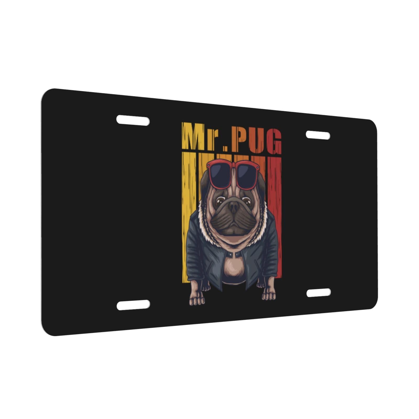 Personalized California 6" X 12" Aluminum License Plate Black – Custom Plate Pros - View #6