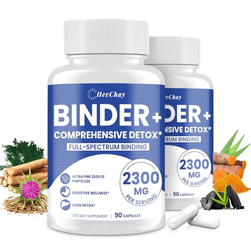 2300 MG Detox Binder Supplement – 17-in-1 Detox Binder
