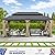 Modern Shade 12' x 20' Gazebo, Hardtop Gazebo with 6 LED Lights, Outdoor Gazebo with Galvanized Steel Double Roof?Patio Gazebo with USB & USB-C Charging Port Deck, Netting and Curtains for Patios