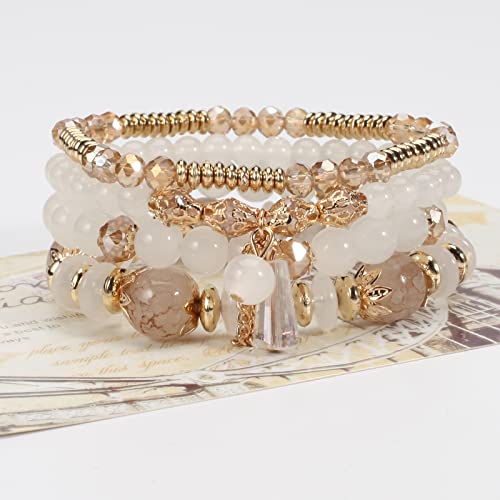 Bohemia Bracelets for Women Vintage Stackable Beads Bracelets Charm Stretch Beach Jewelry2