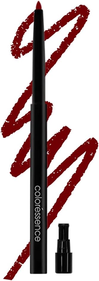 Coloressence Pout Perfect Matte Lip Liner, Maroon, 0.25gm | Long Lasting | Lightweight | Highly Pigmented | Non-Drying Formula | Waterproof | Transfer Free