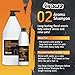 OPAWZ 02 LuxSilk Dog Shampoo, 2- in-1 Dog Shampoo and Conditioner, Reduces Shedding, Dematting, Deshedding, Removes Undercoat, for Long Haired, Silky Coat Dogs and Cats, 16.9 fl.oz/ 500ml