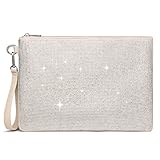 ER.Roulour Evening Bag for Women Rhinestone Crystal Envelope Clutch Purses Square Handbags for Party