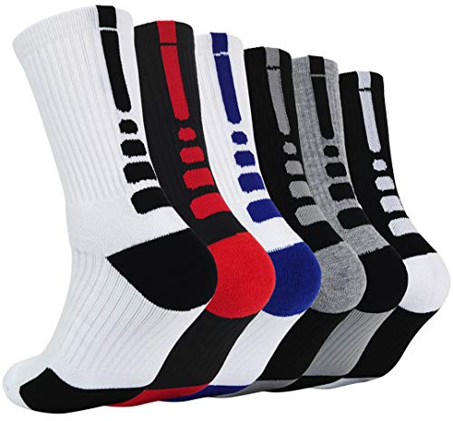 Molante Thick Protective Sport Cushion Elite Basketball Compression Athletic Socks for Boy Girl