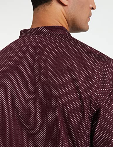 Image of Amazon Brand - Symbol Men Cotton Printed Short Kurta (Regular Fit)