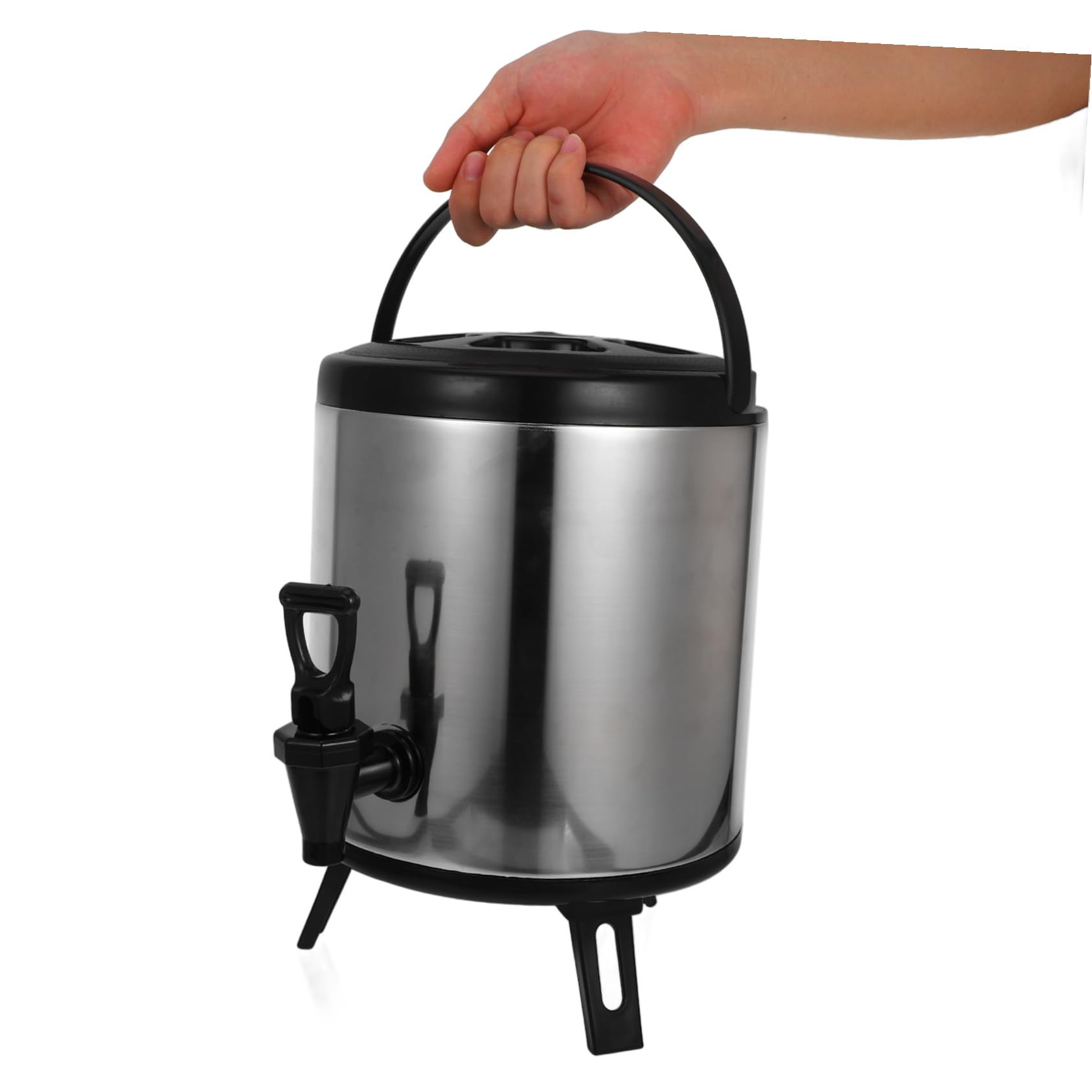 Alipis Dispensador de Bebidas de Acero Inoxidable con Aislamiento Doble Capa Termo para Café y Bebidas Frías o Calientes para Catering y Eventos Comerciales