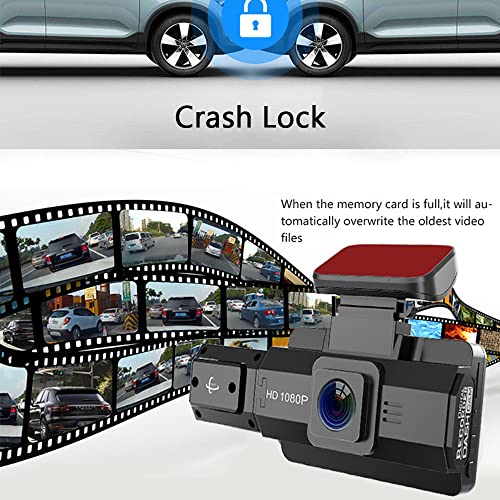 Grabador de Video de Coche HUIOP con Dash Cam DVR y Sistema Multilingüe 4