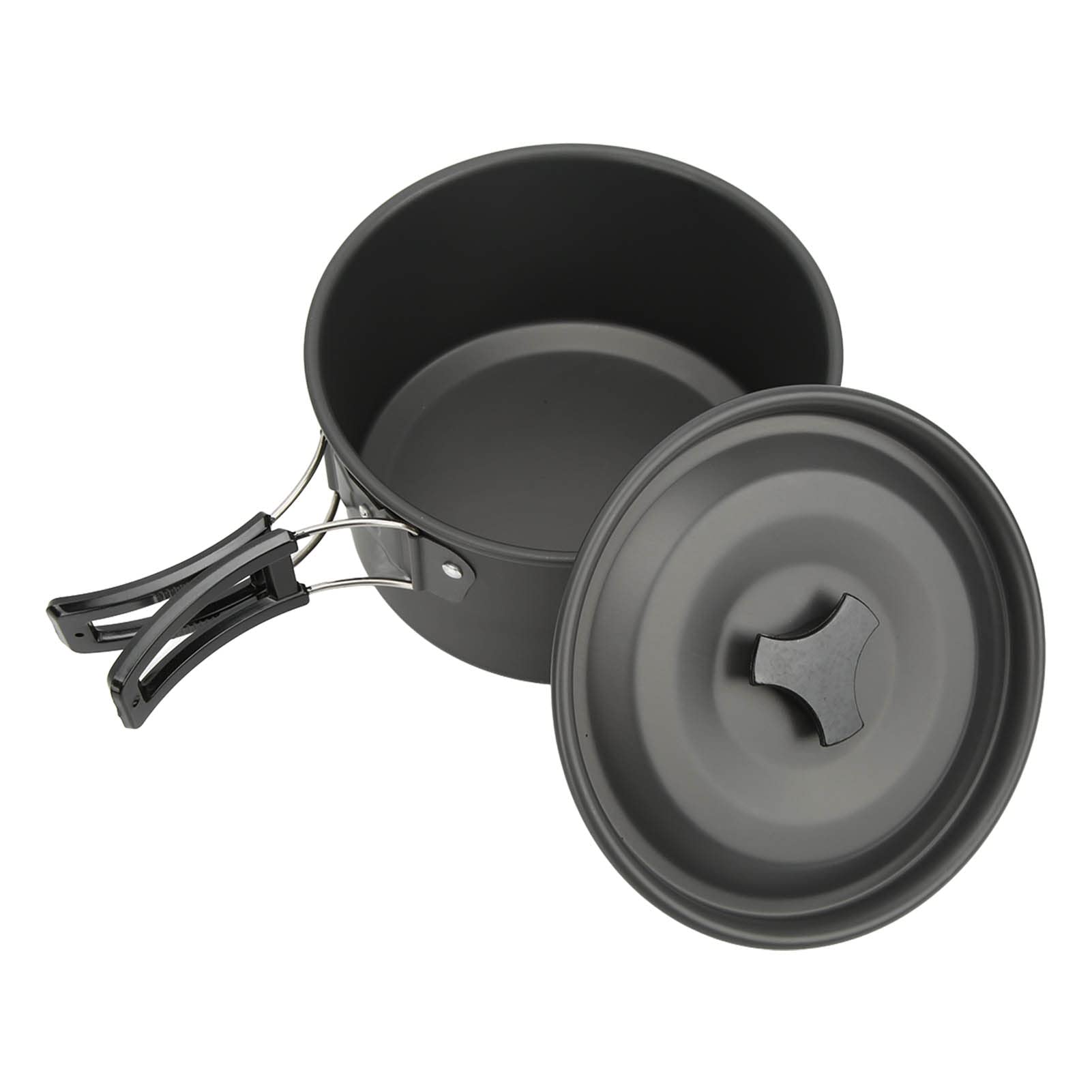 Juego de Utensilios de Cocina para Acampar, Equipo Ligero y Portátil para 4 a 5 Personas, Equipo de Desorden de Aleación de Aluminio para Acampar Al Aire