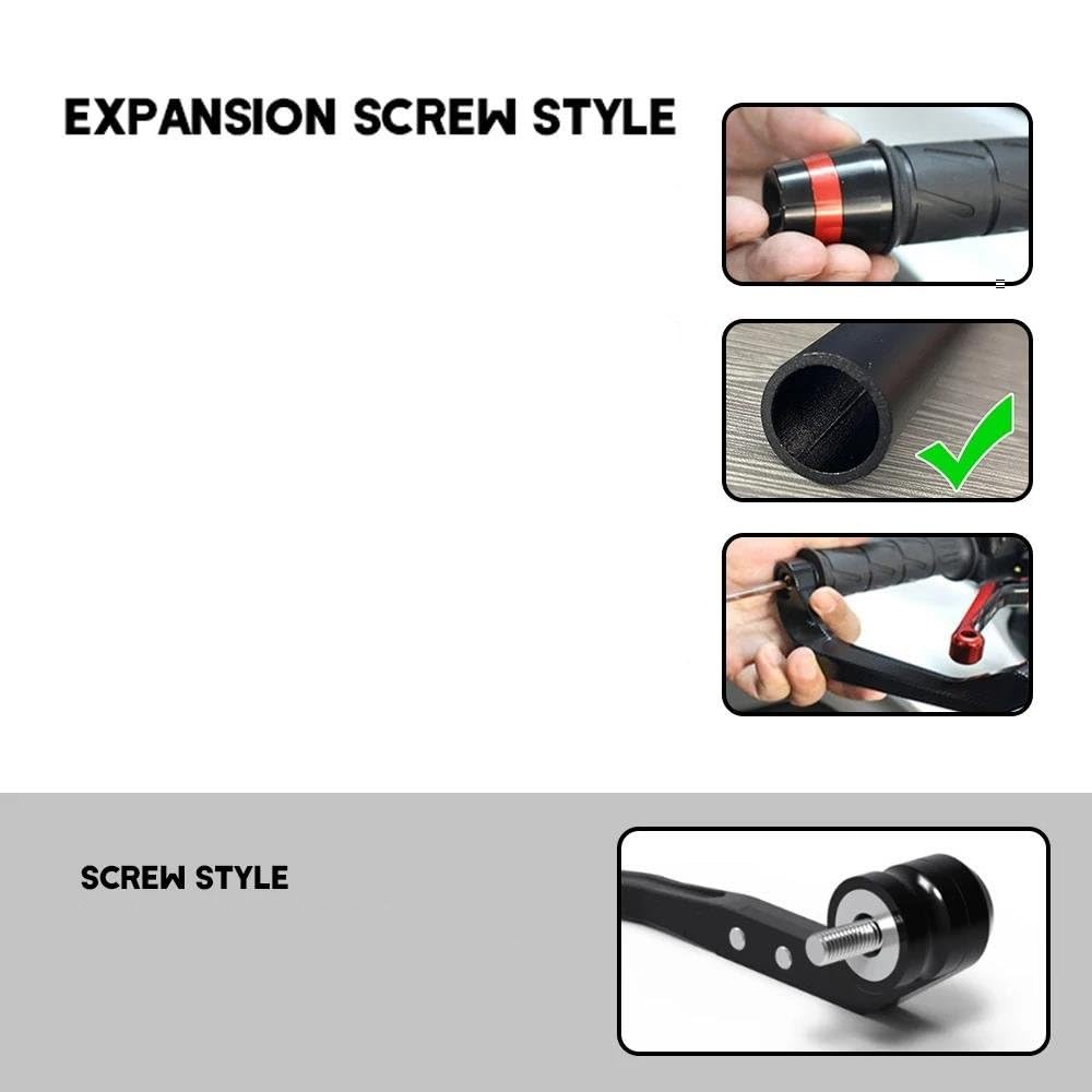 Piezas de Repuesto para K&awasaki para Ninja ZX10R ZX10RR SE 2016~2026+ Kit Protector De Palanca De Embrague De Freno De Manillar De Motocicleta Piezas modificación(Black (1 Pair))