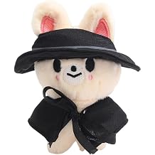 Sk-z Plush Cloak Clothes 4-inch SK-ZOO Plush Keychain, Cloak & hat Detachable, Handbag Pendants