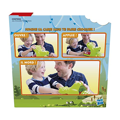 Hasbro Croc' Dentiste – Brettspiel für Kinder – lustiges Spiel – französische Version – Ansicht 5