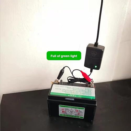 Miniatura 6 de Cargador de batería de plomo ácido sellado de 12V, 100V-240V AC 5060 Hz a 12V DC 1300mA SLA cargador de batería, con protección contra cortocircuitos