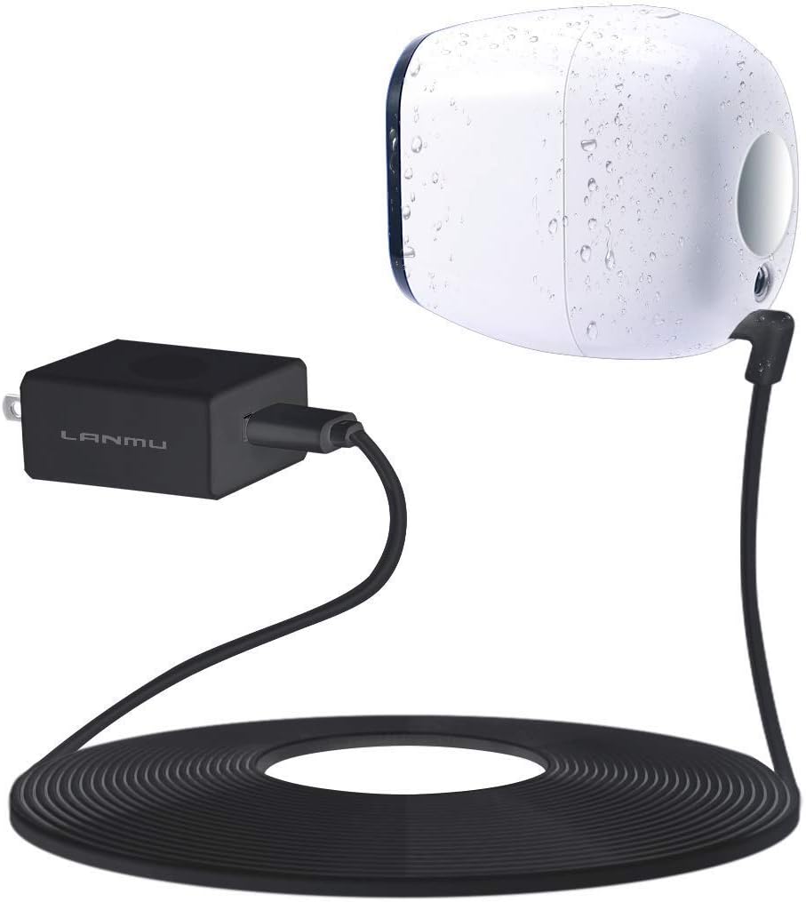 LANMU Weatherproof Outdoor Power Cable For Arlo Pro and