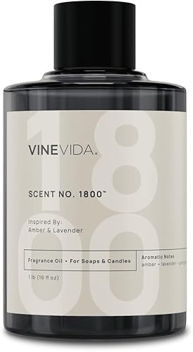 Miniatura 351 de VINEVIDA Aceite aromático n.º 4800 inspirado en un millón de hombres para fabricación de velas y jabón, fabricado en Estados Unidos