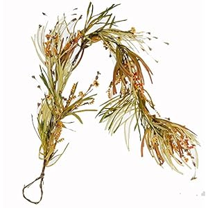 CWI SunflowerGrass Garland 4ft Artificial Garland for Mantle Arch Table and Entryway