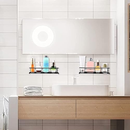 Akoatail 4 Pack Spice Rack,Hanging Space-Saving Spice Organizer Wall Mount,Black Screw Or Adhesive Non-Deformable Spice Rack For Wall,Stainless Steel Spice Organizer For Cabinet Door Mount, Kitchen #TOP6