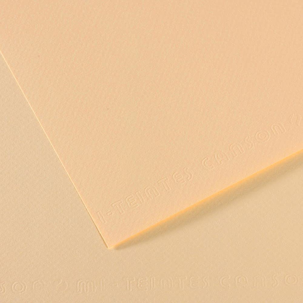 Canson Mi-Teintes Papel de Color de Pulpa Teñida, 160 g/m2, Blanco (White - 335), 221x29,7, Pack de 25 — view 31