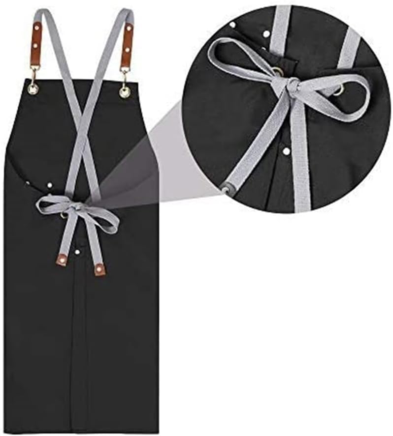 Chef's apron for hotel cooking restaurant waiter; ladies' restaurant coffee shop baking shop manicure shop work apron uniform