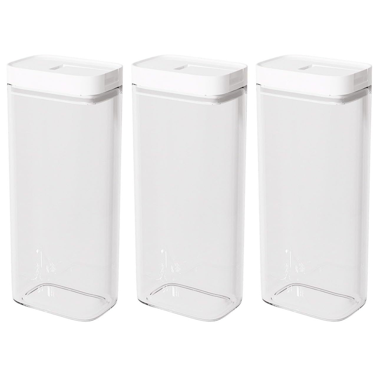 MAGICLULU 3piezas Contenedor De Pasta Hermético De Almacenamiento Reutilizable Para Espaguetis y Alimentos Secos Organizador De Despensa y Cocina