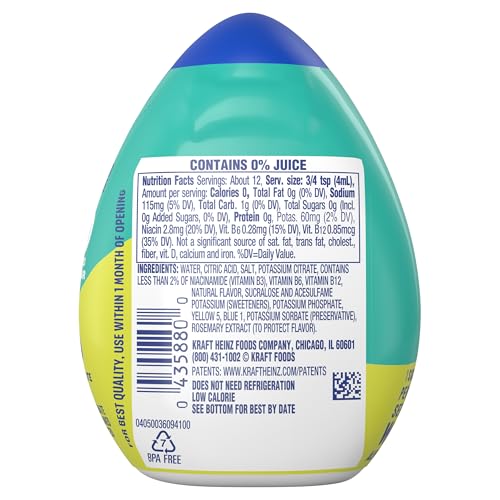 Mio Sport Liquid Water Enhancer, Lemon Lime, 1.62 Ounce, (Pack of 6) - Thumbnail 2