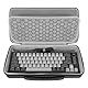 GEEKRIA 65% Tastatur-Tragetasche, Hartschalen-Reisetasche für kompakte 68-Tasten-Tastatur mit Knopf, kompatibel mit ASUS ROG Falchion NX 65%, Keychron Q2/Q2 Pro/V2, Razer Huntsman V3 Pro Mini 60%