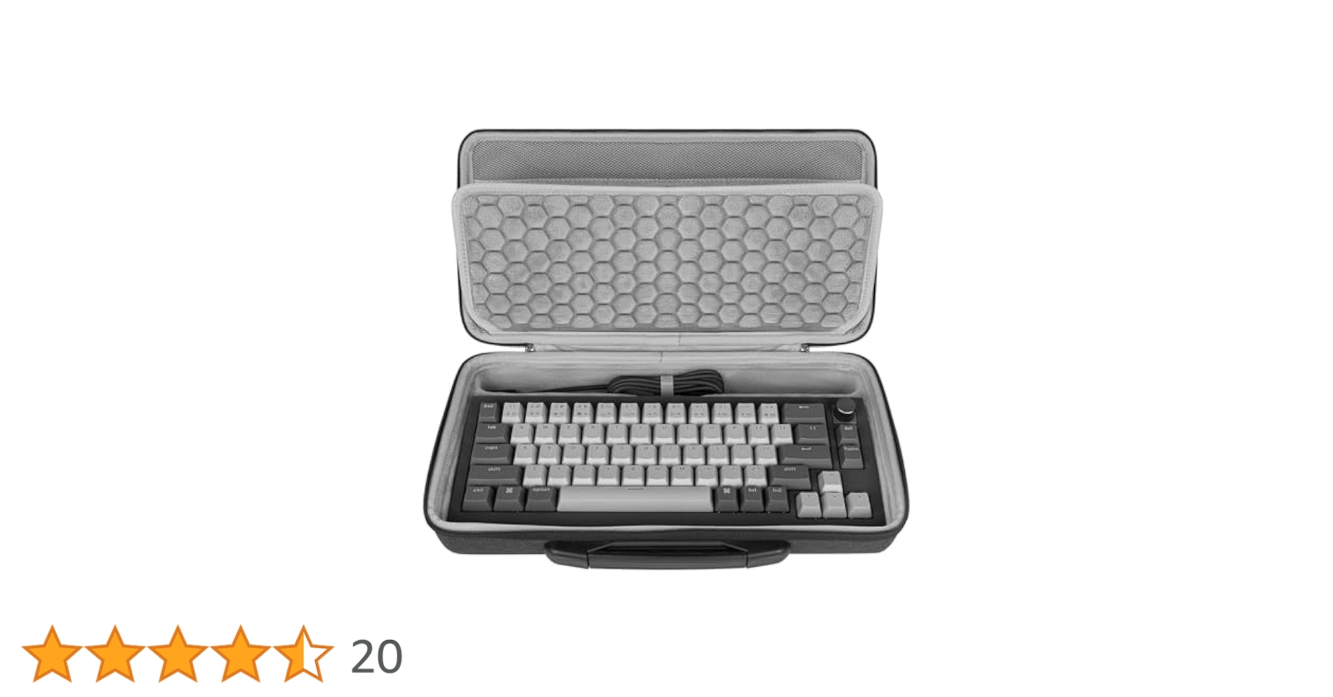 Amazon | Geekria 65% キーボードキャリングケース、ハード