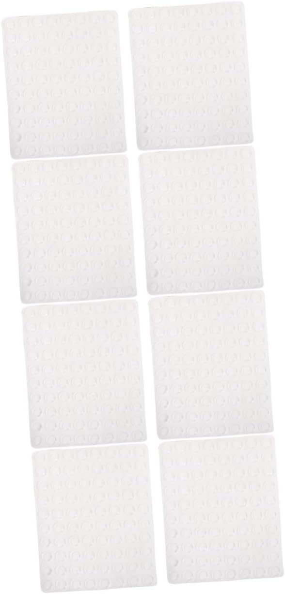 DOITOOL 8sheets Self-Adhesive Cabinet Bumpers of Door Buffer Pads for Kitchen Cabinets Noise Dampening Cushion for Doors Picture Frames Durable Reliable Protection