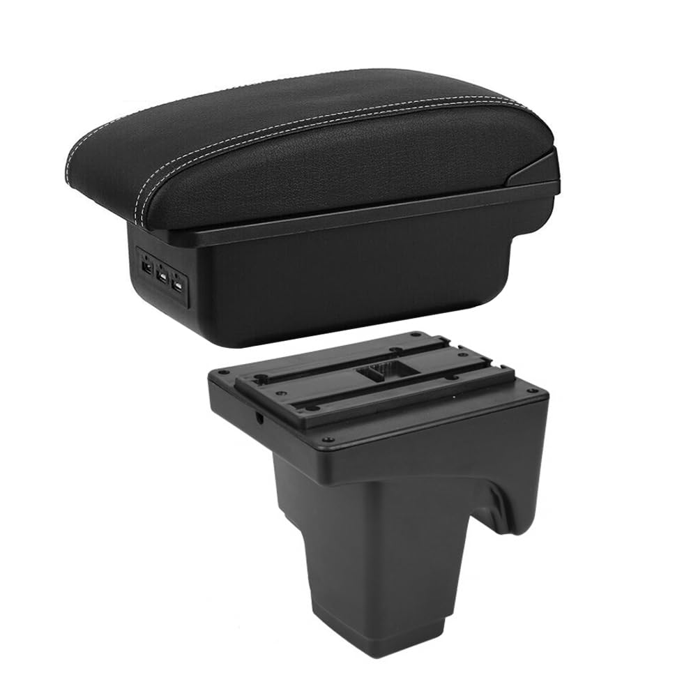 Ford Fiesta MK7 / MK7.5 Centre Armrest With Storage & USB Ports (2009 Ford Fiesta MK7 / MK7.5 Centre Armrest With Storage & USB Ports (2009